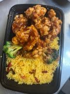 Best General Tso's Shrimp (Combo Platter) 左宗虾(组合盘) in Bradford, PA